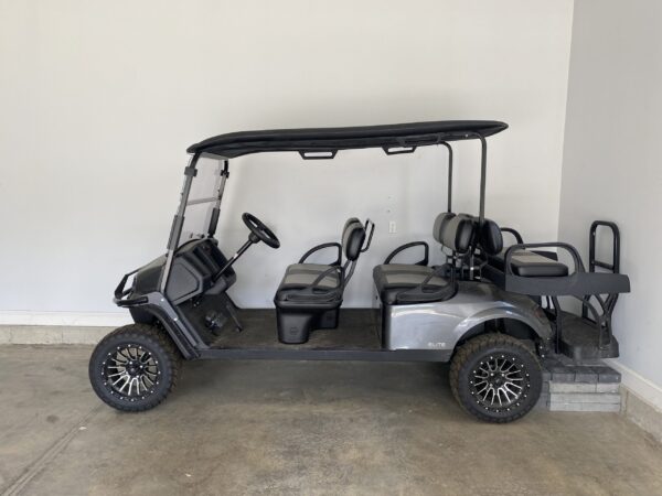 2022 EZ GO Express L6 Elite 4.0-Gray w two tone seats. - Image 18
