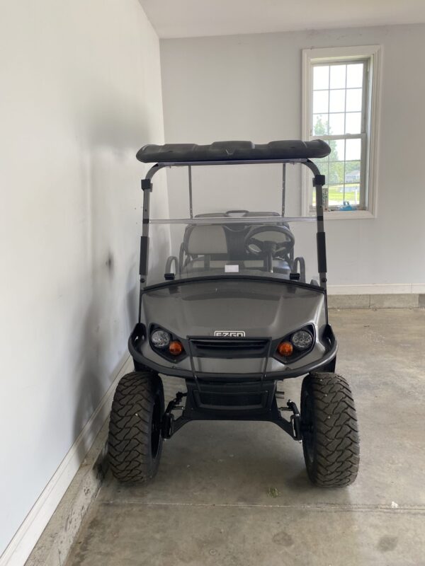 2022 EZ GO Express L6 Elite 4.0-Gray w two tone seats. - Image 14