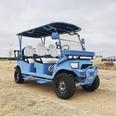 Modified Sky Blue 2022 Club Car Onwards