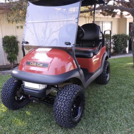 Red 2015 Club Car Precedent