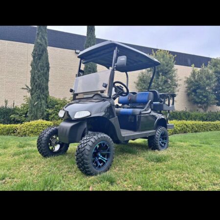 Black 2017 Newly Refurbished Ezgo Electric Rxv Lifted