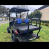 Black 2017 Newly Refurbished Ezgo Electric Rxv Lifted - Image 4