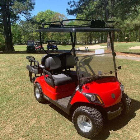 Red 2017 Gas Yamaha Cart