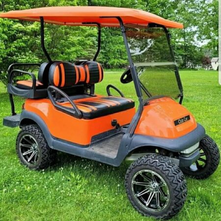 Orange 2016 CLUB CAR PRECEDENT ELECTRIC