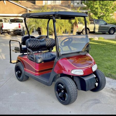 RED 2010 EZGO Golf Cart RXV 48volt
