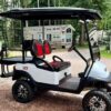 WHITE 2018 Lifted Club Car Precedent  Golf Cart - Image 2