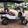 WHITE 2018 Lifted Club Car Precedent  Golf Cart - Image 4