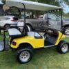 Yellow Ezgo TXT Electric custom golf cart - Image 4