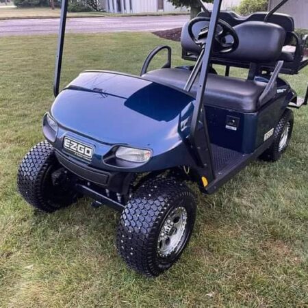 BLACK 2019 Ezgo TXT Valor Gas Golf Cart