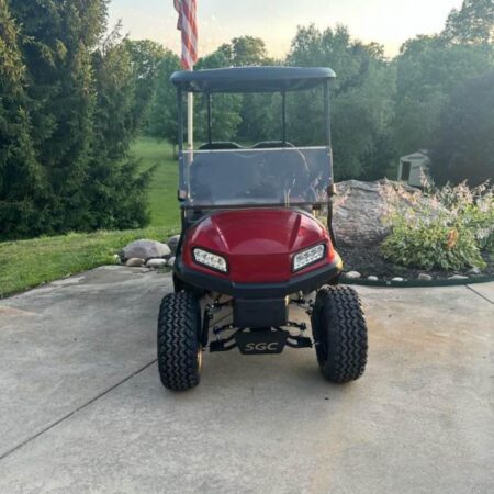 Red 2020 Clubcar Tempo 48 Volt.