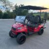 RED 2024 Vivid EV lithium powered golf cart