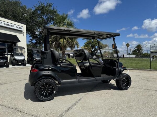 Metallic Tuxedo Black 2025 Club Car® Onward 4 Forward Seats Gas - Image 4