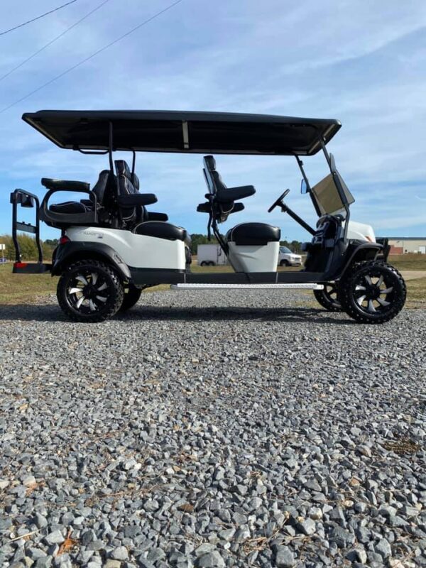 2021 Arctic Blast Limited Edition Club Car Onward Lifted 6 Passenger Stretch 48V Electric - Image 4