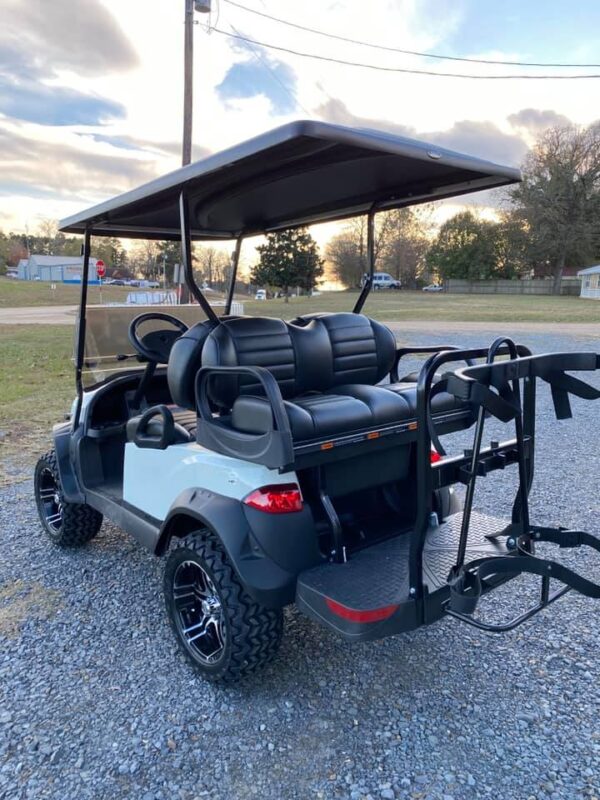 2021 Glacier White Club Car Onward 4 Pass Lifted Golf Cart - Image 9