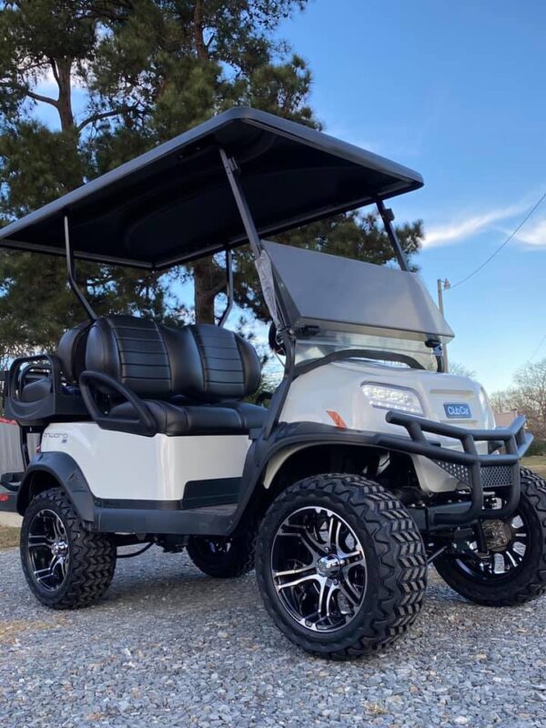 2021 Glacier White Club Car Onward 4 Pass Lifted Golf Cart - Image 13