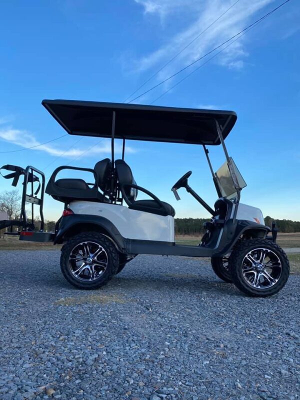 2021 Glacier White Club Car Onward 4 Pass Lifted Golf Cart - Image 6