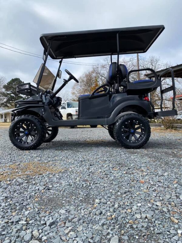 2021 Black & Blue Phantom XT Club Car Precedent 48v Electric Golf Cart - Image 7