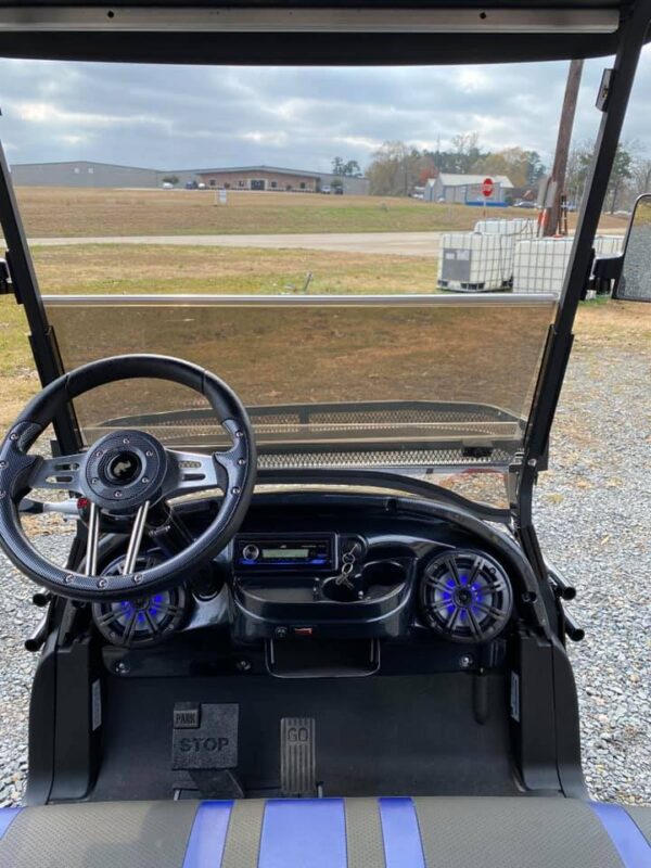 2021 Black & Blue Phantom XT Club Car Precedent 48v Electric Golf Cart - Image 16