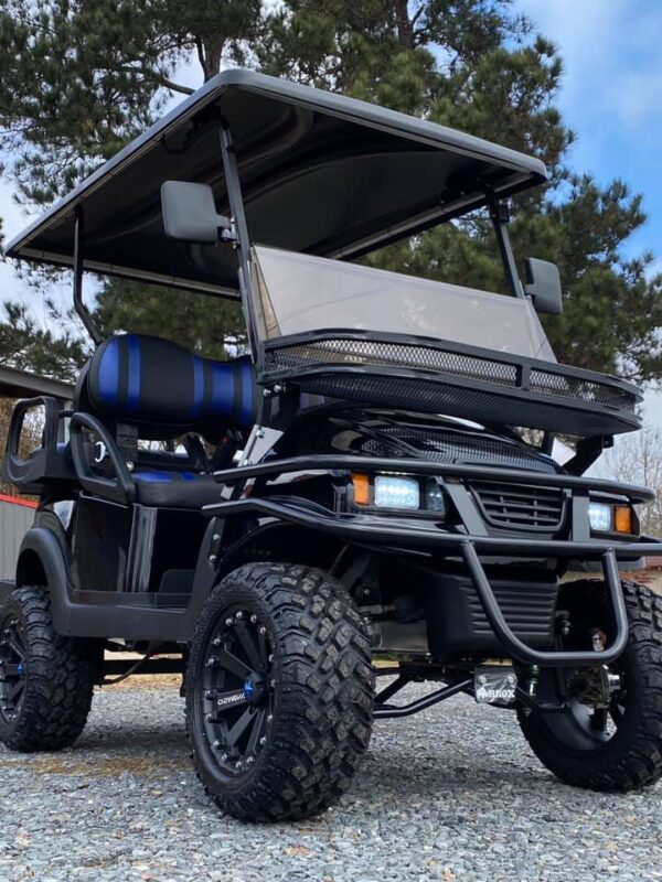 2021 Black & Blue Phantom XT Club Car Precedent 48v Electric Golf Cart - Image 12