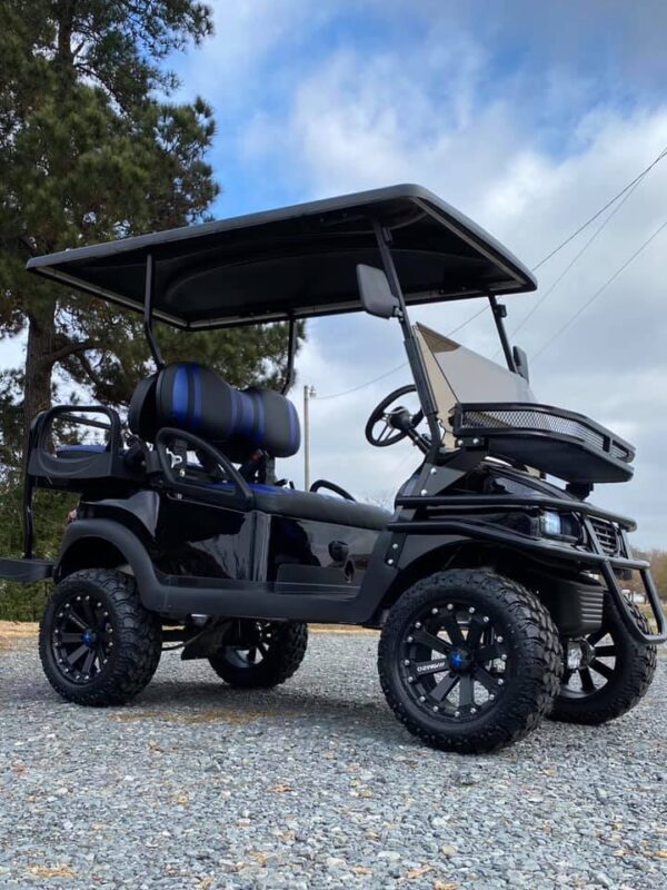 2021 Black & Blue Phantom XT Club Car Precedent 48v Electric Golf Cart - Image 6