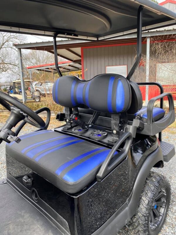 2021 Black & Blue Phantom XT Club Car Precedent 48v Electric Golf Cart - Image 15