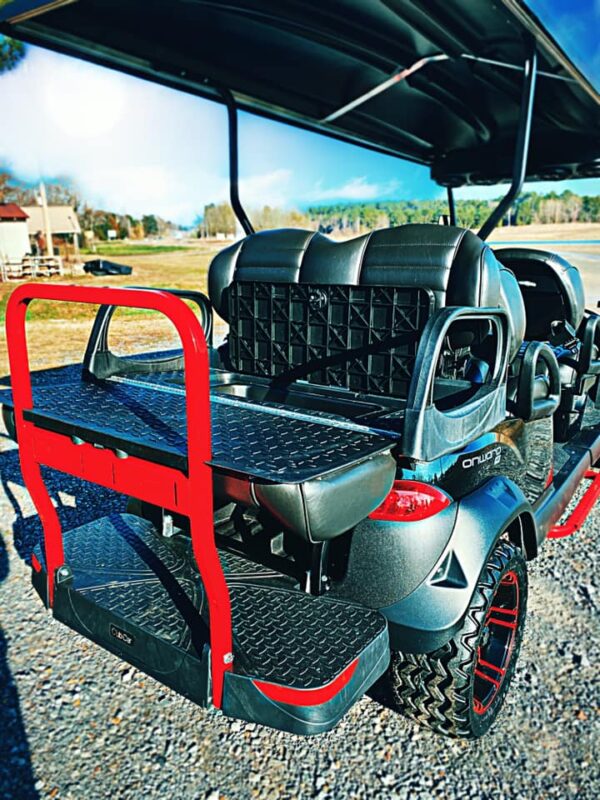 2021 Fire Storm LE Club Car Onward Lifted 6 Passenger AC Drive Electric High Performance Golf Cart / LSV - Image 6