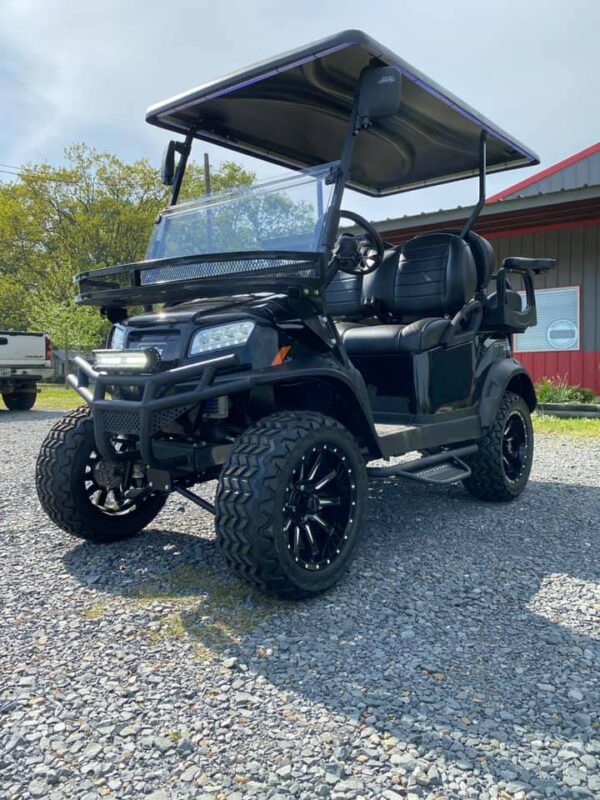 2022 Dark Knight Special Edition Club Car Onward 4 Passenger Lifted Lithium-Ion HP PTV/LSV Golf Cart