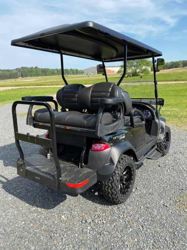 2022 Dark Knight Special Edition Club Car Onward 4 Passenger Lifted Lithium-Ion HP PTV/LSV Golf Cart - Image 11