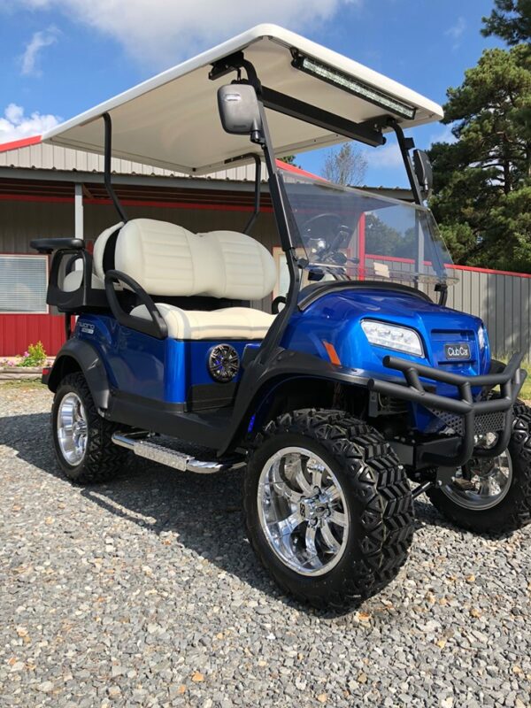 2023 New Onyx Blue Metallic Club Car Onward Lithium Ion Lifted 4 Passenger Lifted - Image 14