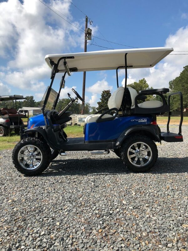 2023 New Onyx Blue Metallic Club Car Onward Lithium Ion Lifted 4 Passenger Lifted - Image 13