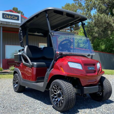 2022 Candy Apple Red Metallic Club Car Onward 48V Electric 2 Pass Golf Cart