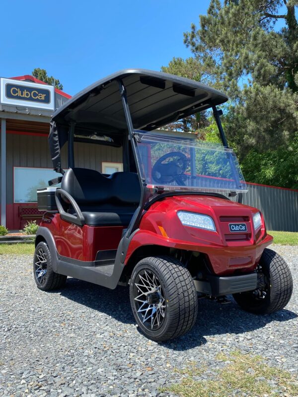 2022 Candy Apple Red Metallic Club Car Onward 48V Electric 2 Pass Golf Cart