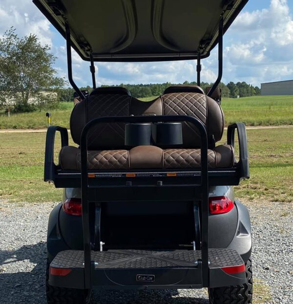 2022 New Midnight Silver Metallic Club Car Onward 4 Passenger Lifted Li-Ion HP PTV Custom Golf Cart - Image 8