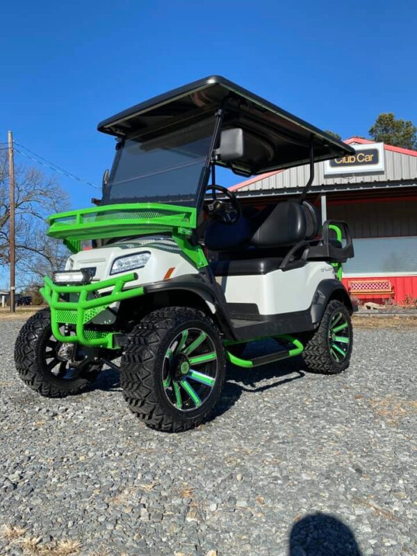 2023 New Sweat Pea Limited Edition Club Car Onward HP 4 Passenger Lifted Custom Golf Cart