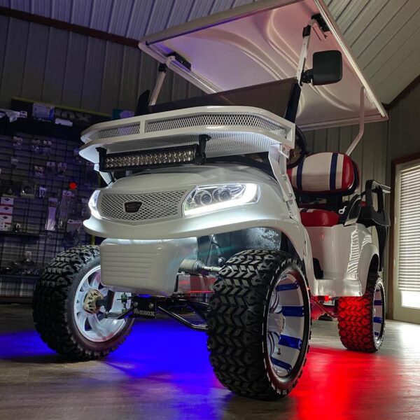 The Patriot Edition Phoenix XT Club Car Precedent Custom Lifted Golf Cart - Image 24