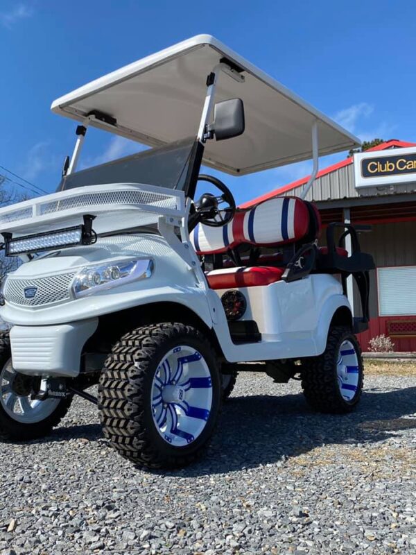 The Patriot Edition Phoenix XT Club Car Precedent Custom Lifted Golf Cart