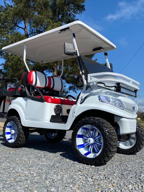 The Patriot Edition Phoenix XT Club Car Precedent Custom Lifted Golf Cart - Image 20