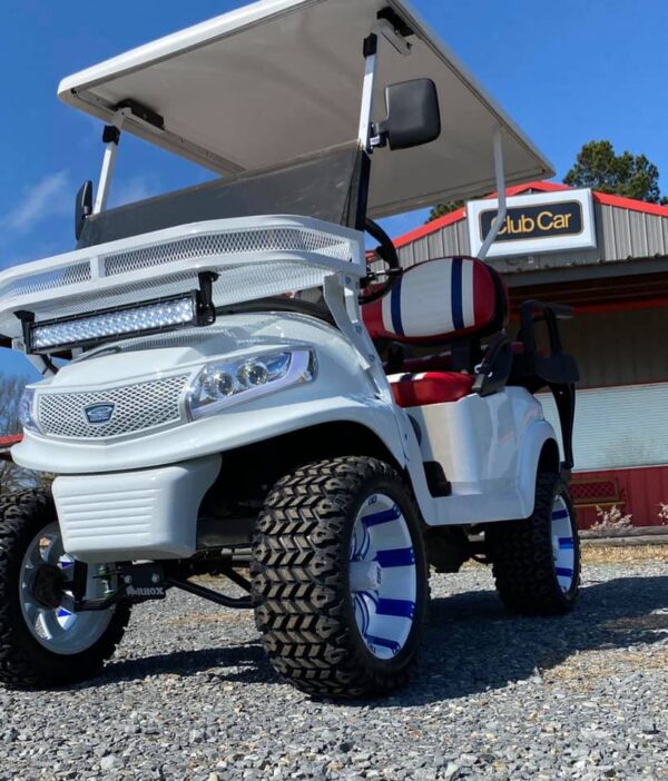 The Patriot Edition Phoenix XT Club Car Precedent Custom Lifted Golf Cart - Image 9