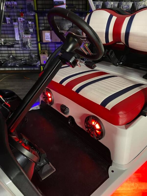 The Patriot Edition Phoenix XT Club Car Precedent Custom Lifted Golf Cart - Image 3