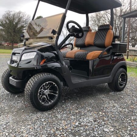 New Tuxedo Black Metallic Club Car Onward Electric 2 Passenger Golf Cart