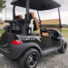 New Tuxedo Black Metallic Club Car Onward Electric 2 Passenger Golf Cart - Image 2