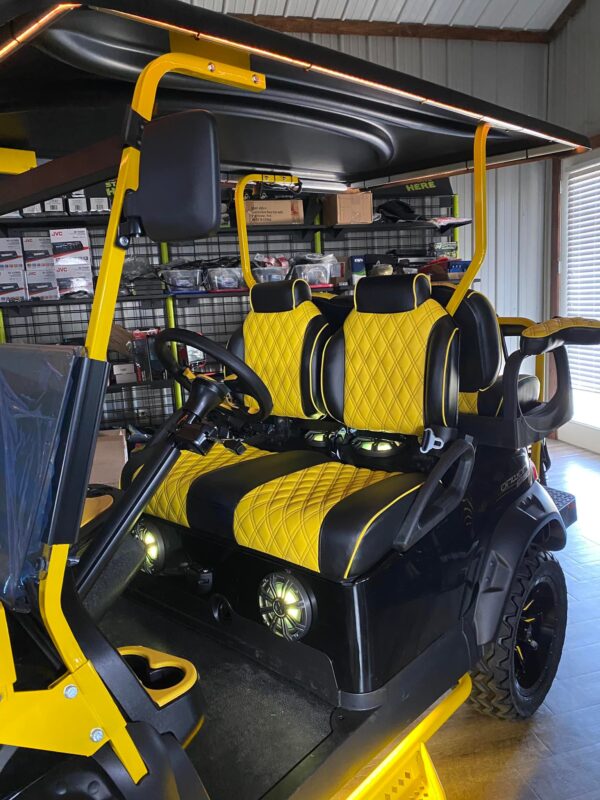 2023 New Steeler Special Edition Club Car Onward 4 Passenger Lifted Lithium-Ion HP PTV/LSV Golf Cart - Image 14