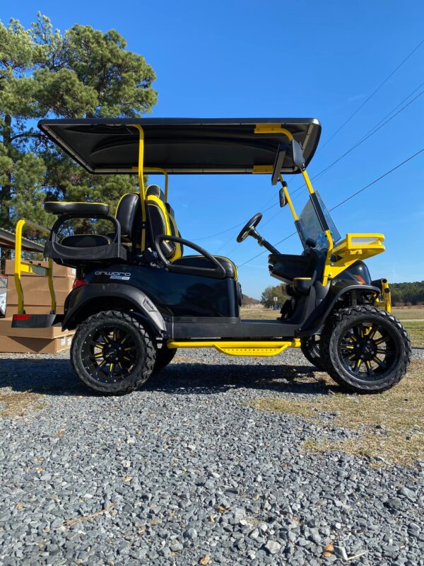 2023 New Steeler Special Edition Club Car Onward 4 Passenger Lifted Lithium-Ion HP PTV/LSV Golf Cart - Image 7