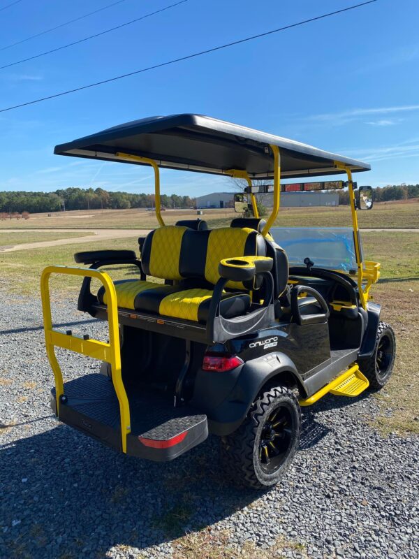 2023 New Steeler Special Edition Club Car Onward 4 Passenger Lifted Lithium-Ion HP PTV/LSV Golf Cart - Image 6