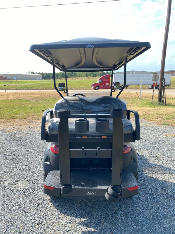 2022 Midnight Silver Metallic Club Car Onward 4 Passenger Lifted Li-Ion HP PTV Custom Golf Cart - Image 3