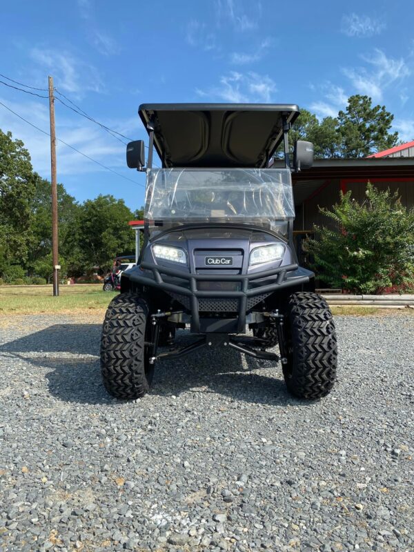 2022 Midnight Silver Metallic Club Car Onward 4 Passenger Lifted Li-Ion HP PTV Custom Golf Cart - Image 11