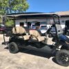 Lifted Black 2025 E-Z-Go Express 6 Gas  - Image 5
