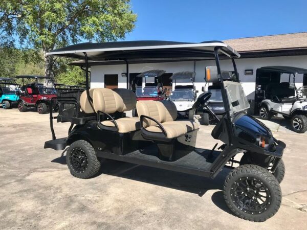 Lifted Black 2025 E-Z-Go Express 6 Gas  - Image 5