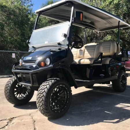 Lifted Black 2025 E-Z-Go Express 6 Gas 