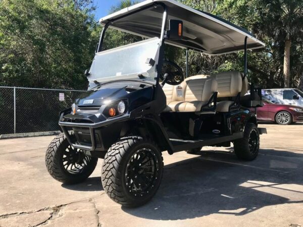 Lifted Black 2025 E-Z-Go Express 6 Gas 
